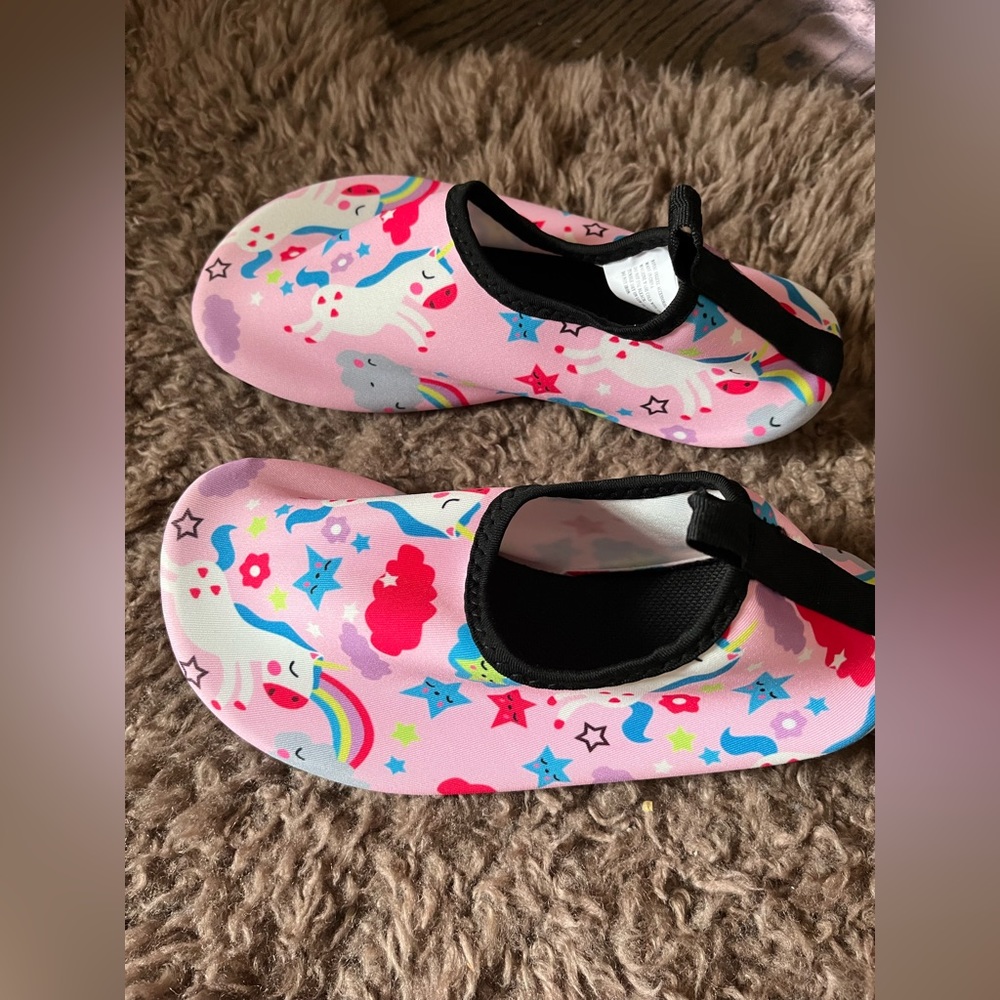 Girls Swim Shoes, 13-new